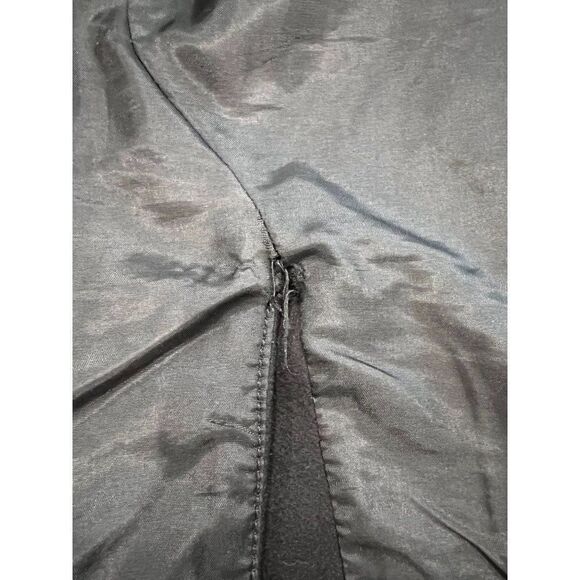 French Connection Black Wool Peacoat with Gray Knit Sleeves Size XS - Picture 8 of 9